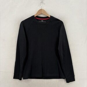 Peter Manning Sweatshirt Mens 3 Medium Black Cotton Crewneck Pullover Tagless